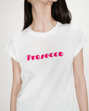 Grace and Mila White Cotton Prosecco T-shirt