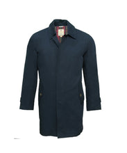 MEN’S NAVY MAC COAT